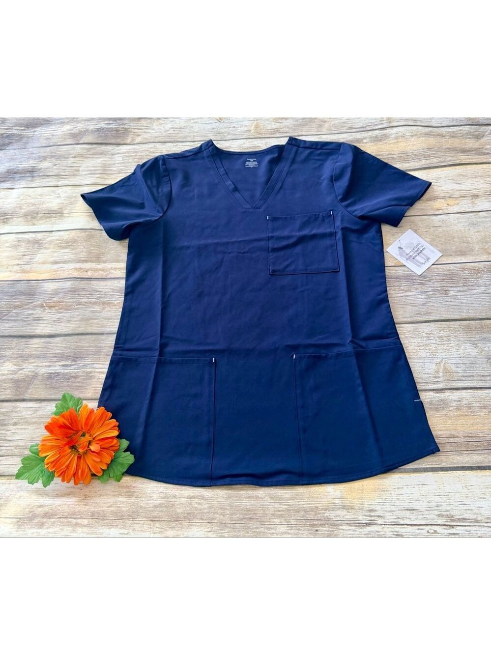 NEW NAVY BLUE SCRUB SET - Picture 9 of 16
